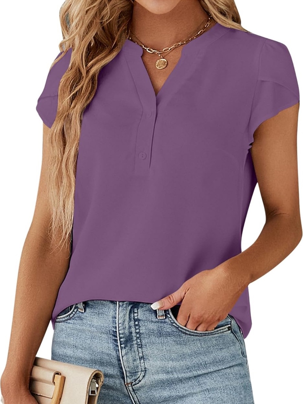 Blooming Jelly Women's Dressy Casual Tops
Business Work Blouses